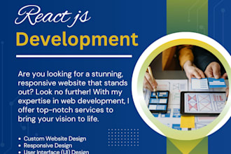 work as your react js developer