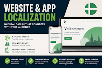 localize your website or app into natural danish