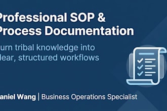 create professional sops and process documentation for your small busines