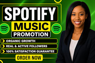 increase spotify followers, monthly listeners genuine streams