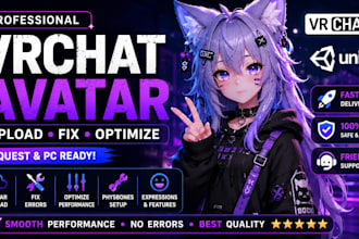 upload fix and optimize your vrchat avatar with physbones for quest and pc