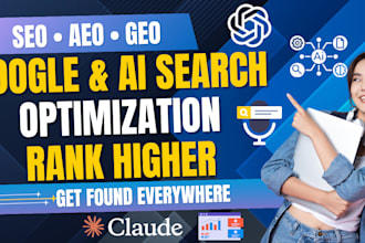 do monthly local aeo GEO SEO optimize google rank ai search website backlinks