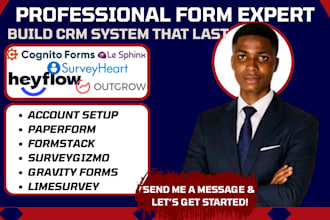 create heyflow surveyheart outgrow congnito form sphinx survey