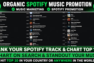 do organic spotify music promotion, music marketing, spotify promotion