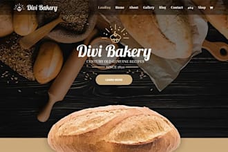 design squarespace bakery website cake business website dessert website