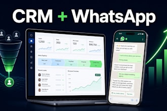 build your CRM and whatsapp automation to convert leads into clients