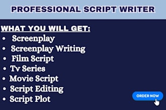 write movie script writing, screenplay, film script