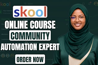setup skool community skool online course creation skool online community setup