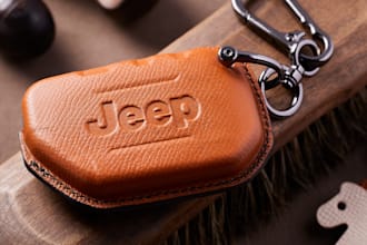 create high end leather product photography