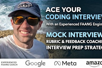 do a mock coding interview as an experienced faang interviewer