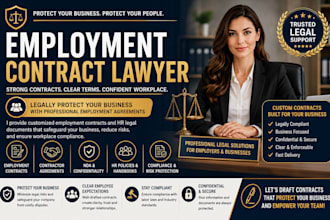 be your trusted lawyer for employment contracts and HR compliance services