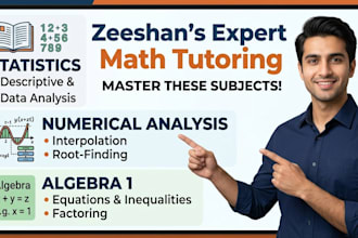 be your expert math tutor for calculus linear algebra and discrete math