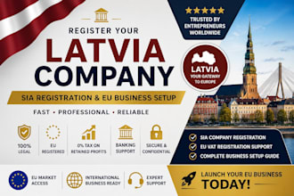 create your latvia llc company and eu vat business structure