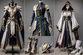 sew custom cosplay costume