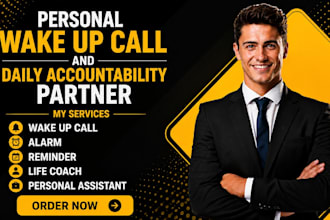 be your daily wake up call and morning accountability partner