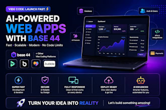 build user friendly apps and websites using base44
