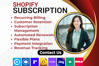 setup appstle shopify subscription seal recharge kaching loop joy subi bold skio