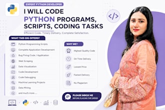 code python programs scripts and coding tasks