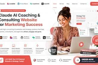 build claude ai coaching consulting website strategy consulting for marketing
