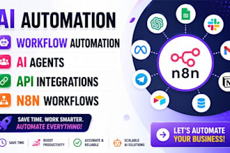 build n8n automation workflow auto ai automation n8n ai agent nd API integration