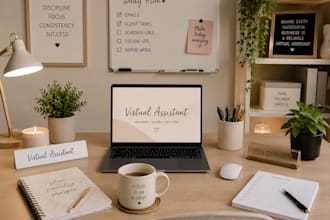 provide virtual assistant and email admin support