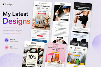 design and setup klaviyo email flows for shopify brands
