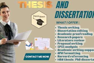 proofread and edit your thesis or dissertation to deliver defense ready research