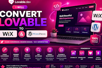 convert lovable to wix lovable to wordpress lovable ai lovable dev app, lovable