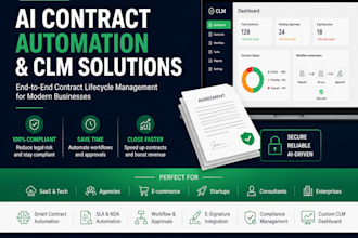 automated compliance contract setup smart sla automation auto nda and agreement