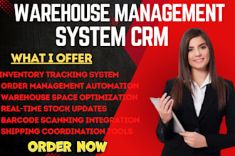 setup warehouse management crm blue yonder korber odoo fishbowl cin7 core epicor