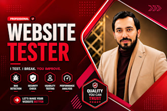web tester website testing quality assurance bug report ai web test user testing