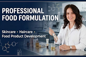 be your food formulation and recipe development chemist