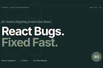 fix bugs in your react or typescript or nextjs application