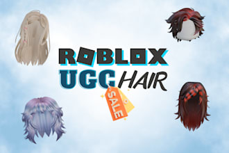 create simple and optimized 3d hair for roblox