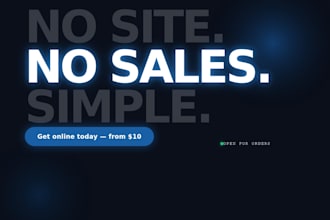 design a modern web design for your service business