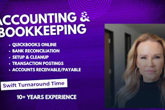 as an expert bookkeeper and qbo professional manage any task