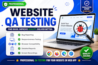 do professional website QA testing and bug reporting