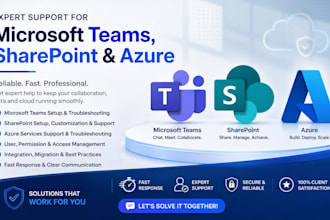 fix any microsoft teams, sharepoint or azure problems