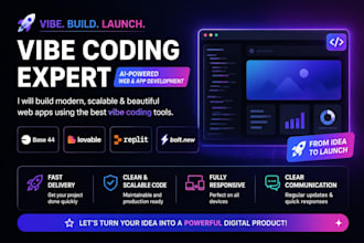 develop websites and apps in base44, replit, lovable, bolt new