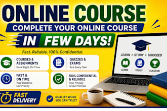 complete online course, online learning, online certification course fast