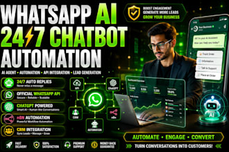 build whatsapp chatbot,whatsapp ai agent,whatsapp api,facebook messenger bot,n8n