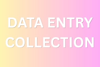 do data entry collection