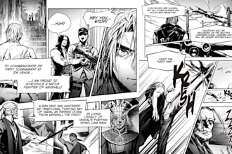 manga illustration anime comic page webtoon seinen josei manga cover art strip