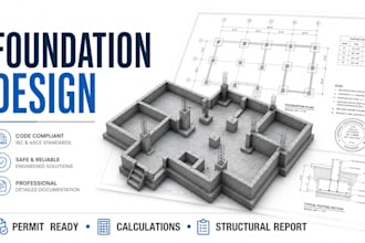 design foundation plans and structural calculations for permit