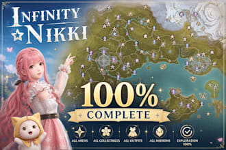 100 percent explore your infinity nikki region