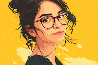 make a face into vector cartoon portrait