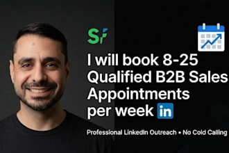 be your professional linkedin b2b appointment setter and lead generator