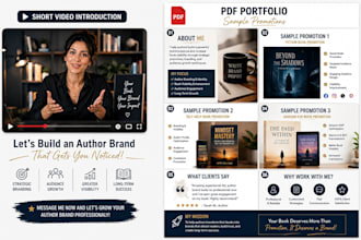 do professional book promotion and author branding for amazon authors