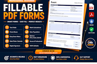 design fillable PDF form