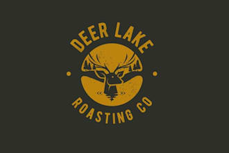 design deer lake roasting co logo